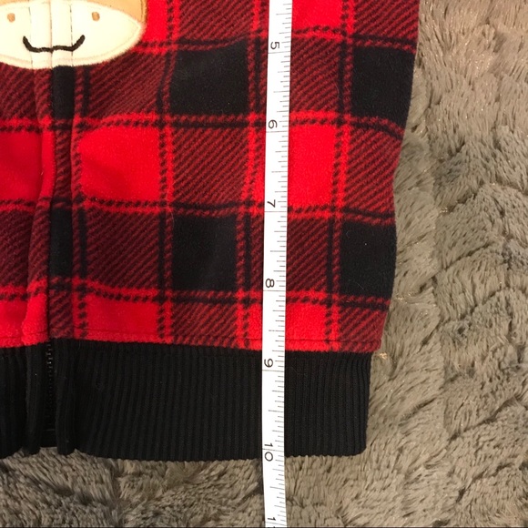 CARTER’S Just One You Infant Fleece Plaid Jacket - Picture 7 of 7